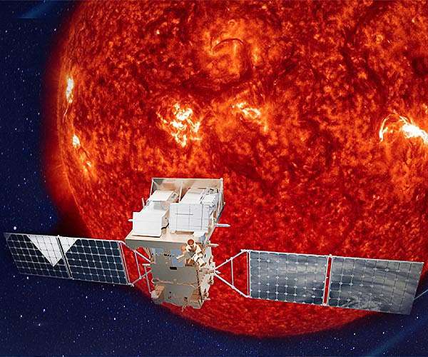 China's space-based observatory sends first solar image