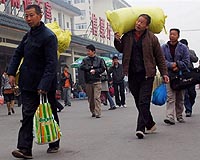 China's migrant workers cut adrift by global economic woes