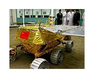 China shows off moon rover model before space launch
