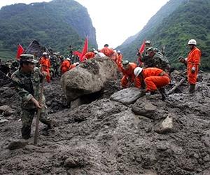 Latest China mudslides leave 14 dead, dozens missing