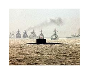 Russia sends ships for China war games
