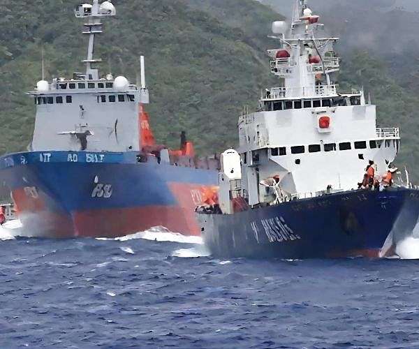 Chinese, Philippine ships collide near hotspot South China Sea reef