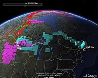 Google Earth App Maps Carbon's Course