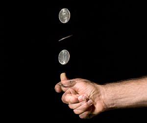 The quantum coin toss