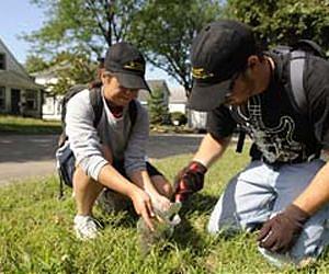 UI engineers conduct residential soils study