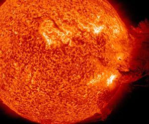 Solar Storms Could Sandblast the Moon