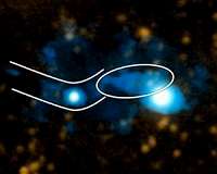 Caltech astronomers unveil a distant protogalaxy connected to the cosmic web