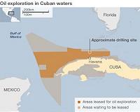 Cuba gives one of the permits needed for oil drilling