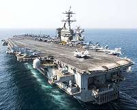 More than 10% of US carrier's crew test positive for virus: Navy