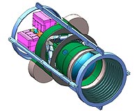 Huge Lenses To Observe Cosmic Dark Energy