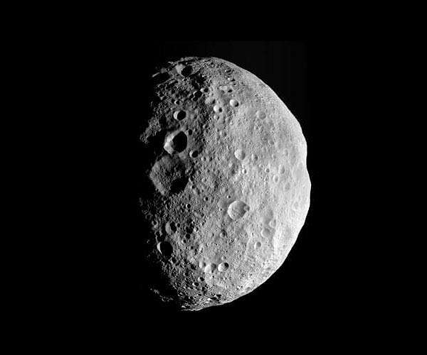 Lab experiments explore origins of gullies on Asteroid Vesta