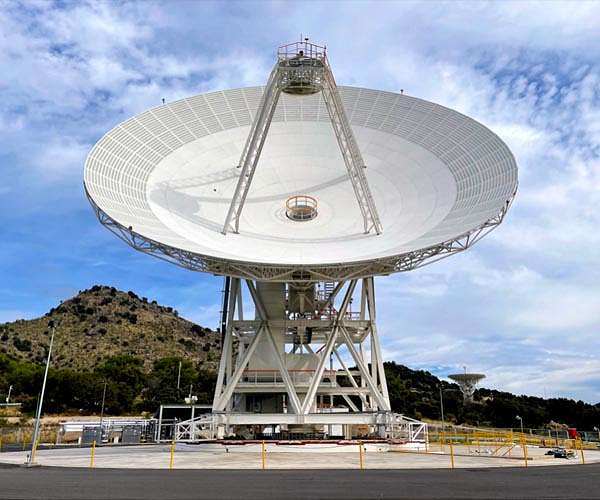 NASA adds giant new dish to communicate with deep space missions