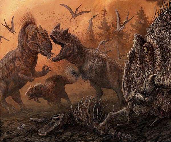Dinosaurs were struggling long before the asteroid hit
