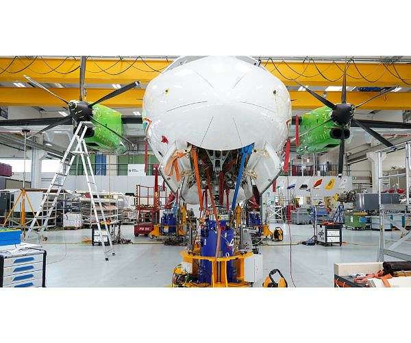 Ground vibration test validates structural models for UpLift research aircraft