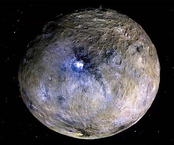 Asteroid Ceres is a former ocean world that slowly formed into a giant, murky icy orb