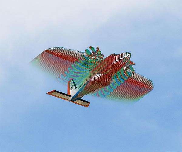 Aircraft noise measured on the ground and on the aircraft synchronously for the first time
