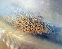 Electrically charged dust storms drive Martian chlorine cycle