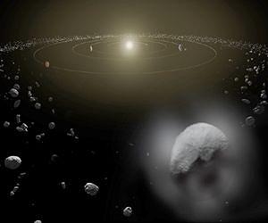Herschel Telescope Detects Water on Dwarf Planet
