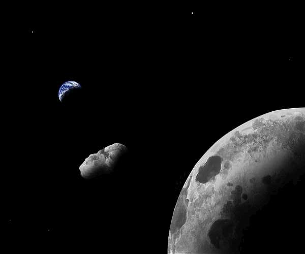 Near-earth asteroid might be a lost fragment of the moon