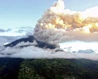 Ecuador volcano simmers, forcing more evacuations
