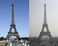 Polluted Paris forces half cars off the road