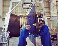 Orion Solar Array Wing Deployment Test is a Success