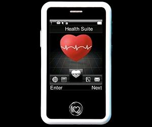 Medical phone, vibrating earphone shine at trade show