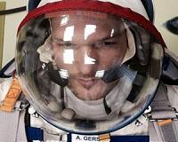 Inside astronaut Alexander's head