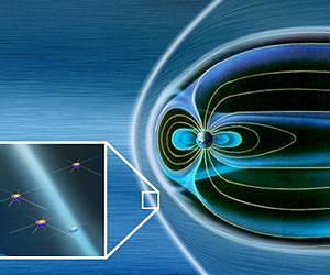 Cluster reveals Earth bow shock is remarkably thin