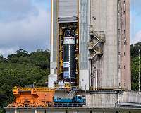 Largest-ever solid rocket motor poised for first hot firing