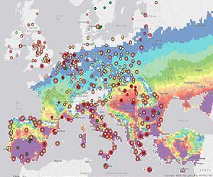 Interactive map shows heatwave risks for European cities