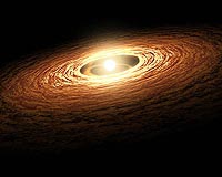 Spitzer Catches Star Cooking Up Comet Crystals