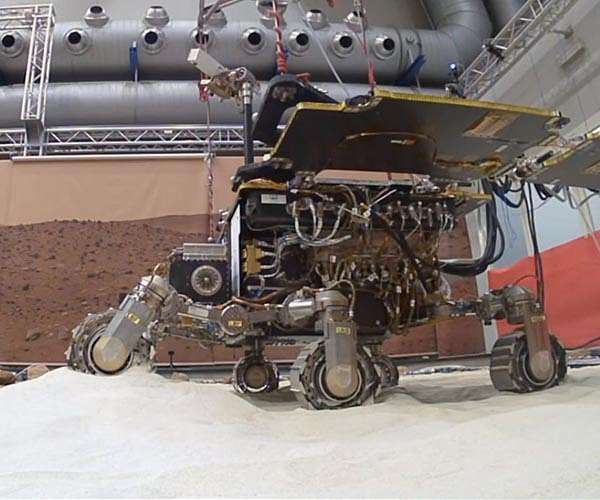 Rover escapes from sand trap