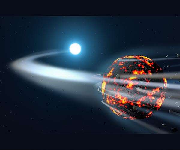 Polluted white dwarfs show that stars and planets grow together