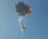 SpaceX rocket explodes during test flight