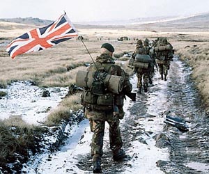 Cameron vows to defend Falklands after 'momentous' year