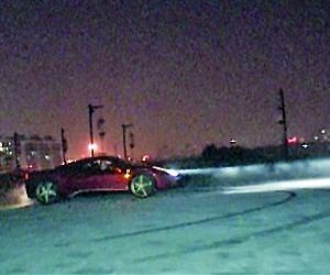 China sees red as Ferrari damages ancient wall