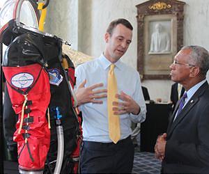 Final Frontier Design Unveils New Space Suit on Capitol Hill