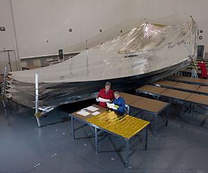 JWST Marks Program Milestone With Completion of Giant Flight Sunshield Alignment Table