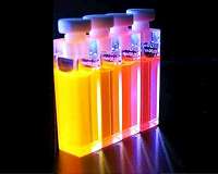The brighter side of twisted polymers