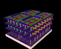 Stanford team combines logic, memory to build a 'high-rise' chip