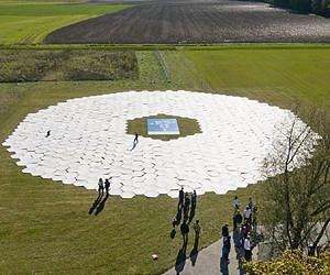 Full-size Mock-up of World's Largest Telescope Mirror