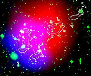 Massive Galaxy Cluster Verifies Predictions of Cosmological Theory