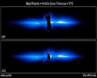 Hubble Gets Best View of Circumstellar Debris Disk Distorted by Planet