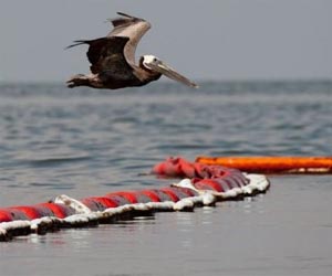 Oil-soaked boom from BP spill recycled for GM's Volt