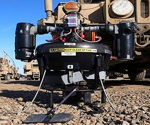 Trashcan-Like UAS Useful Tool For Stryker Team