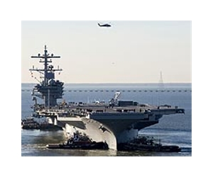 USS George H.W. Bush Conducts First Missile Launch