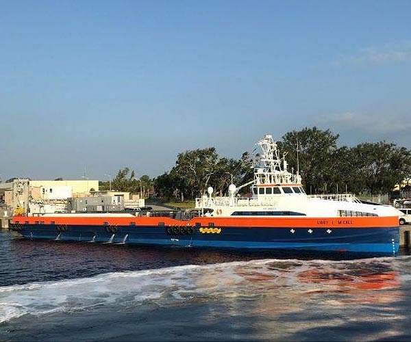Navy's experimental drone ship passes through Panama Canal