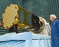 Galileo Satellite GIOVE-B Presented At ESA/ESTEC