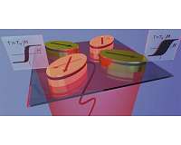Fast and selective optical heating for functional nanomagnetic metamaterials